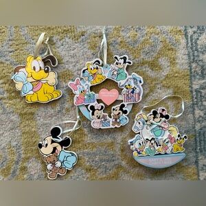 Disney Wooden Vintage Ornaments